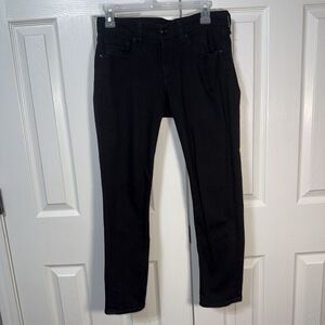 Rag & Bone Jeans Size 25 Dre Low Rise Slim Boyfriend Black
